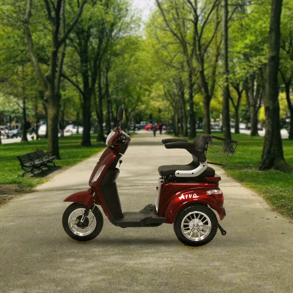 Scooter eléctrico para personas mayores Arvo P300 Rojo