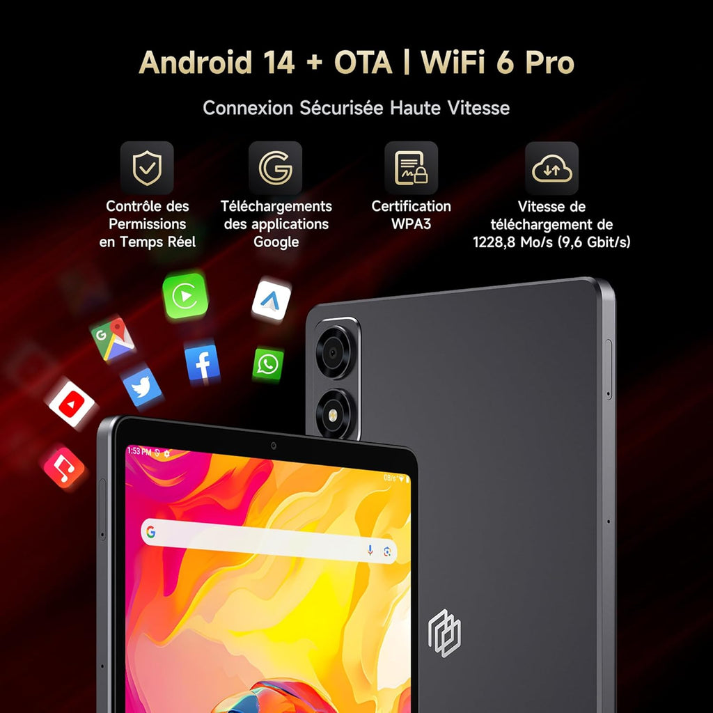 ALLDOCUBE iPlay 70 Mini Ultra - Tableta 8.8" - Snapdragon 7+Gen3 | Pantalla 2.5K 144Hz | 20+256GB+1TB TF | Android 14+OTA | 13MP | 2 HP DTS | WiFi 6 | BT 5.4 | 7300mAh