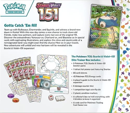 Pokémon JCC Escarlata y Púrpura 3.5 Pokémon 151 Entrenador de Élite