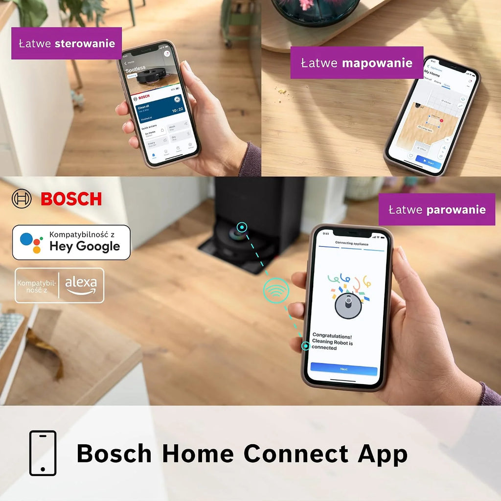 Bosch Spotless Max Robot sprzątający, BCRDW3B, czarny