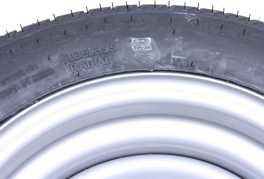 185/60 R12c 5 espárragos 6.5 PCD Rueda y neumático para remolque Brian James Ifor Williams
