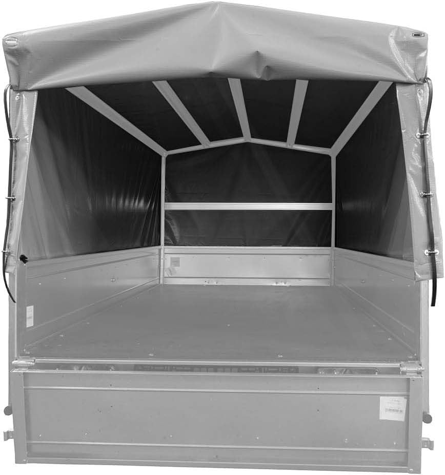 Lona para el chasis, arquillaje h-800 UNITRAILER, lona para el remolque 264x125cm Garden 264 Kipp y Expert Plus 2612