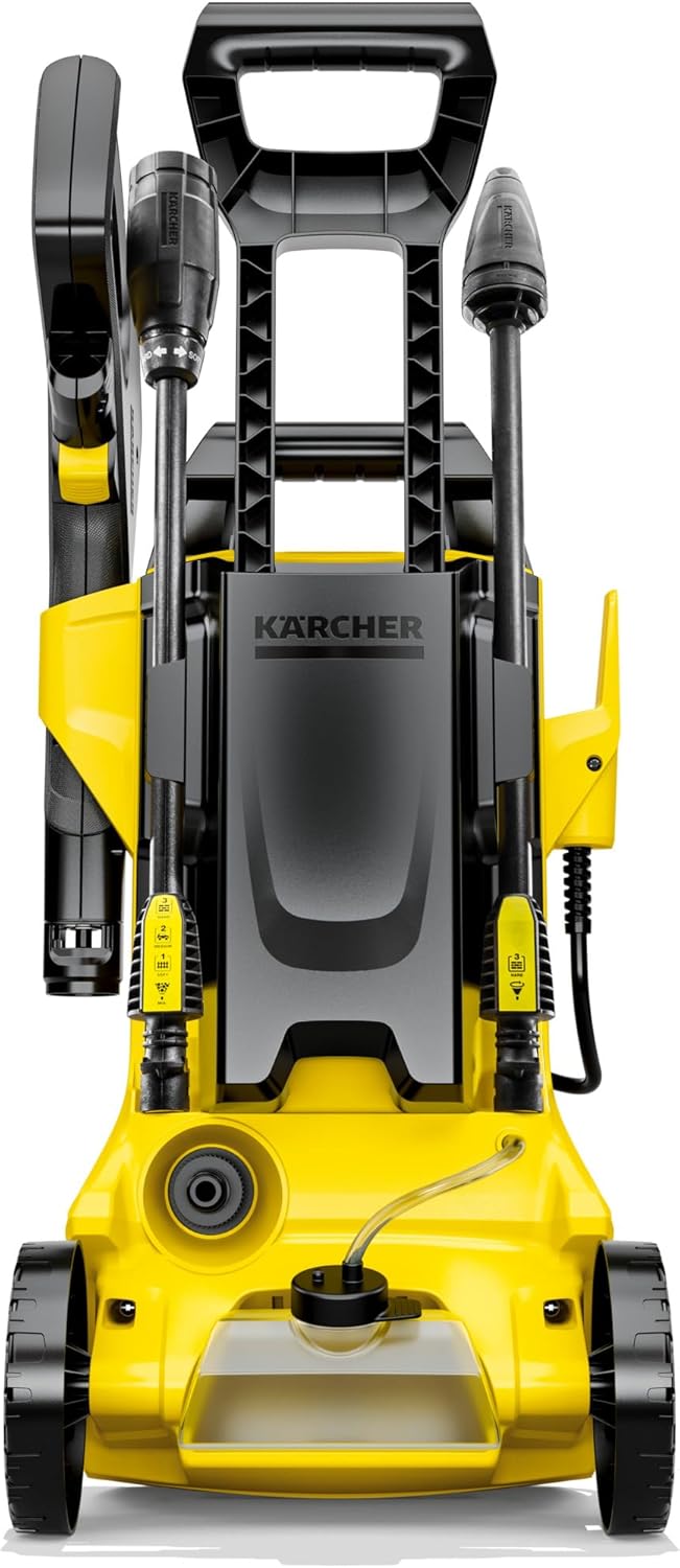Hidrolimpiadora Kärcher K 3 Power Control, Presión: máx. 120 bar, Caudal: 380 l/h, Superficie: 25 m²/h, filtro de agua, peso: 4,4 kg, pistola y manguera de alta presión, boquilla rotativa, lanza