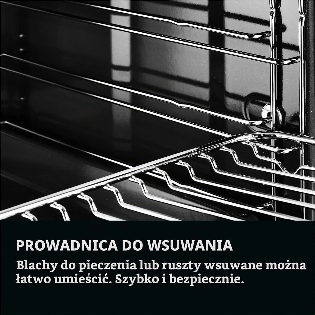 AEG 6 WiFi piekarnik do zabudowy, SteamCrisp – 25% pary, TR6PB50WSB