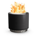 Hoguera Solo Stove Bonfire 2.0 con soporte, sin humo, cenicero extraíble, acero inoxidable, 49,5x44,5 cm, 11,4 kg, gris