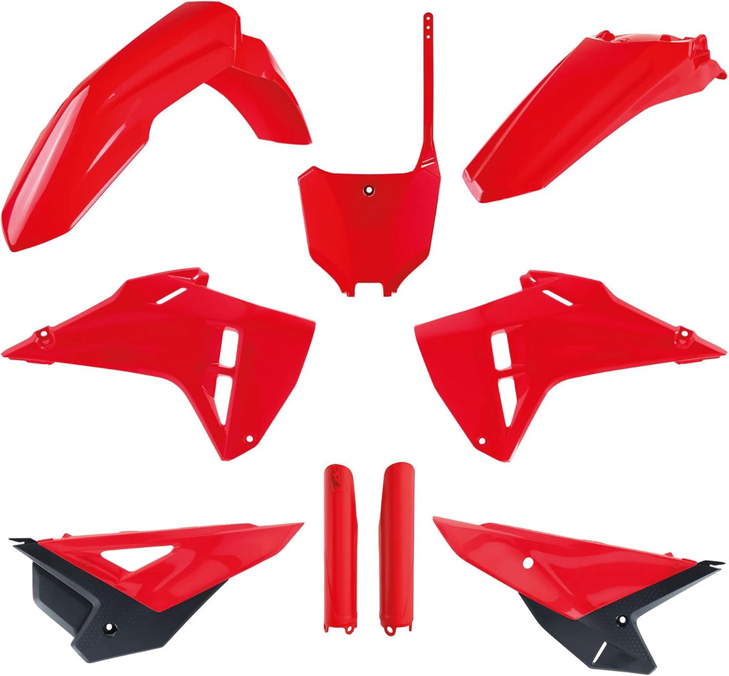 POLISPORT 91617 - Kit de restyling para Honda CRF 250R 22'-24' y CRF 450R 21'-24' – Calidad y durabilidad garantizadas, color rojo