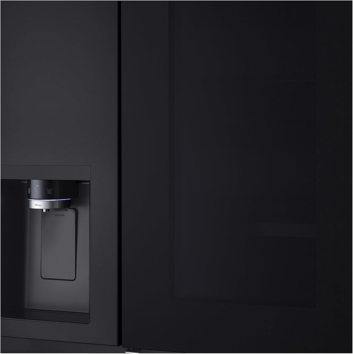 Frigorífico Side by Side LG GSGV81PYLL, Clase E, 635 L, Instaview, frigorífico con congelador, dispensador de hielo, hielo picado y agua, Total NoFrost, compresor Smart Inverter, Wi-Fi