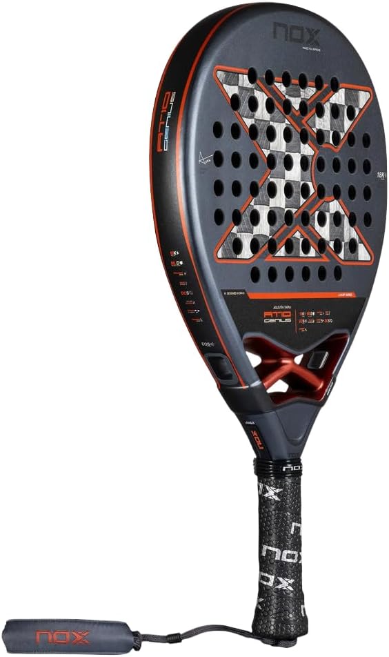 Pala de pádel AT10 Genius 18K Alum 2025 Agustín Tapia Carbon EVA 360-375 g superficie 3D Spin para jugadores avanzados