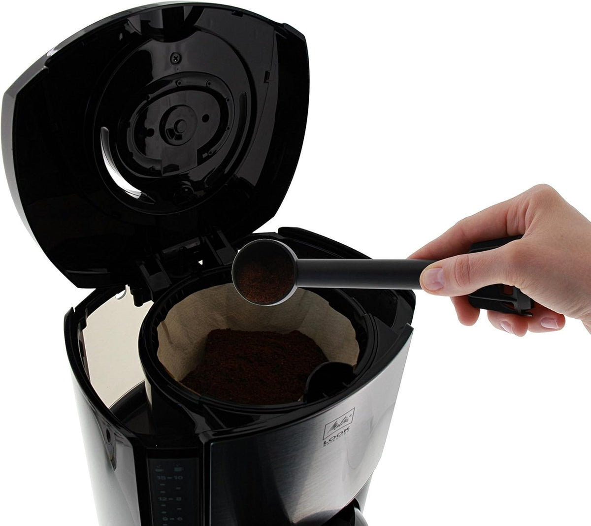 Melitta Look Therm Selection - Cafetera de filtro - con jarra térmica - 10 tazas - Negro (M 661 BK SST)