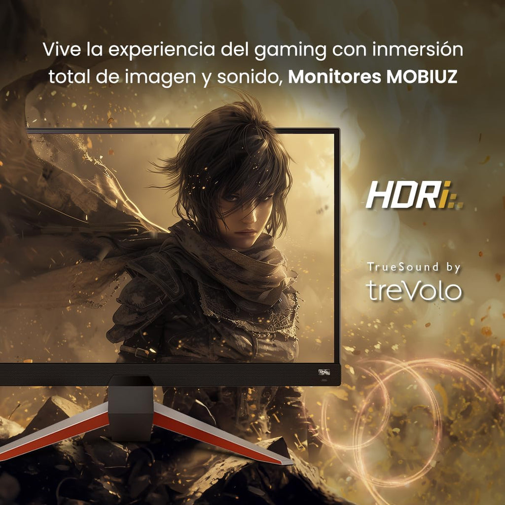 Monitor Gaming BenQ MOBIUZ EX2710U 4K (27 pulgadas, IPS, 144 Hz, 1 ms, HDR 600, HDMI 2.1, ancho de banda completo de 48 Gbps, compatible con VRR para PS5, control remoto)