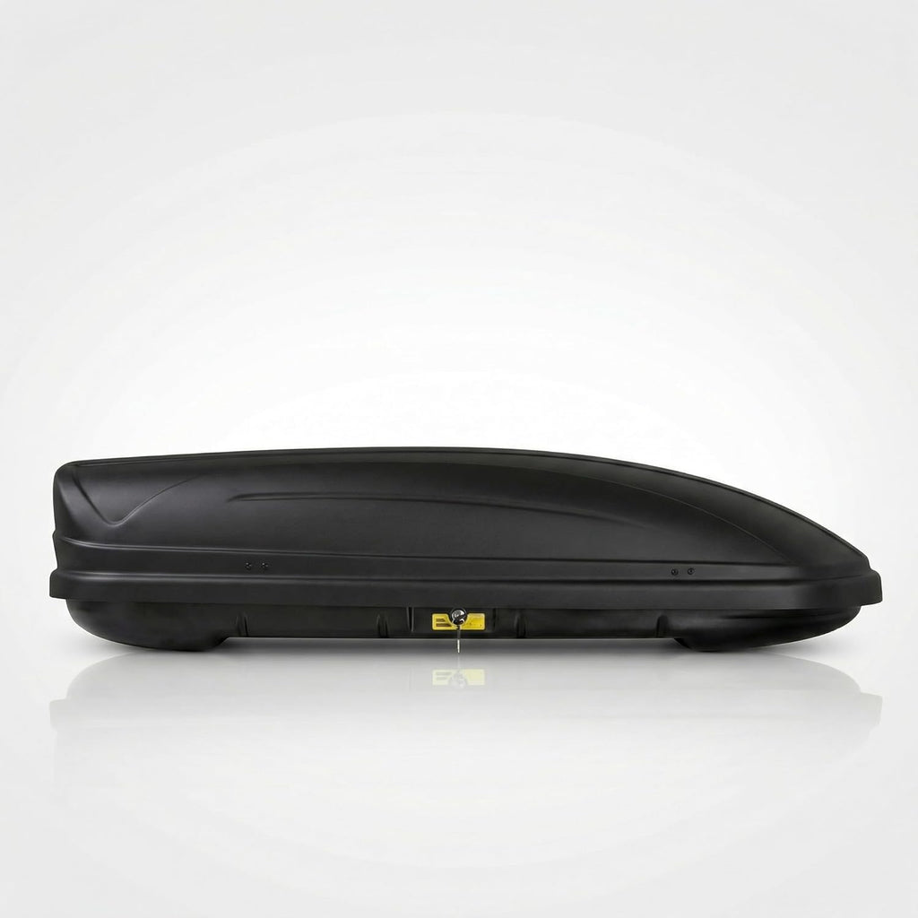 Cofre de techo VDP-MAA320 negro mate, portaequipajes de coche bloqueable, 320 litros
