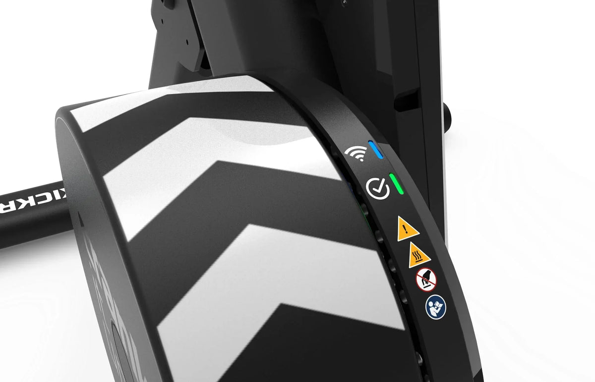 Entrenador de bicicleta para interiores KICKR CORE 2 con Zwift Cog y Click, 1800 W, Wi-Fi, resistencia electrónica, 20 ajustes