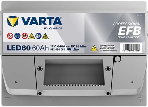 Batería VARTA Professional Dual Purpose EFB LED 60 12V 60AH 680 AMPS