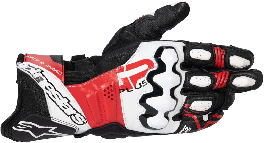 Guantes de moto para carreras Alpinestars GP Plus R V3, protección y control de alta gama, rendimiento en pista, certificación CE, confección totalmente en piel