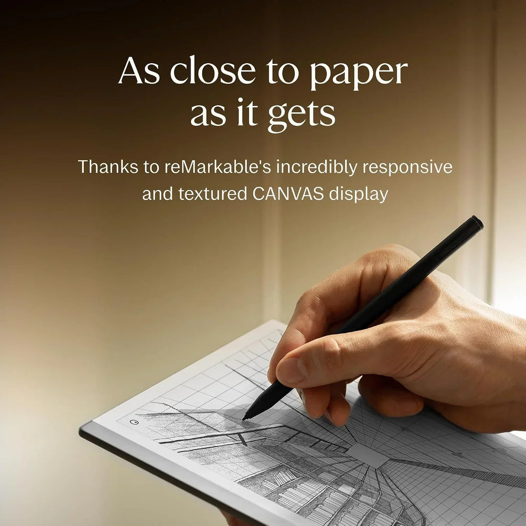 reMarkable 2 tableta de papel de 10,3 pulgadas, tableta para notas de tinta electrónica, lápiz Marker Plus con borrador, dispositivo digital para notas y escritura, paquete.