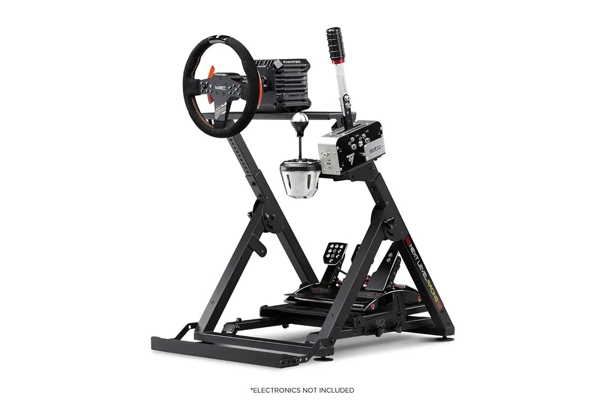 Soporte para volante de carreras Wheel Stand 2.0 compatible con volantes y pedales, diseño plegable para simulación de carreras