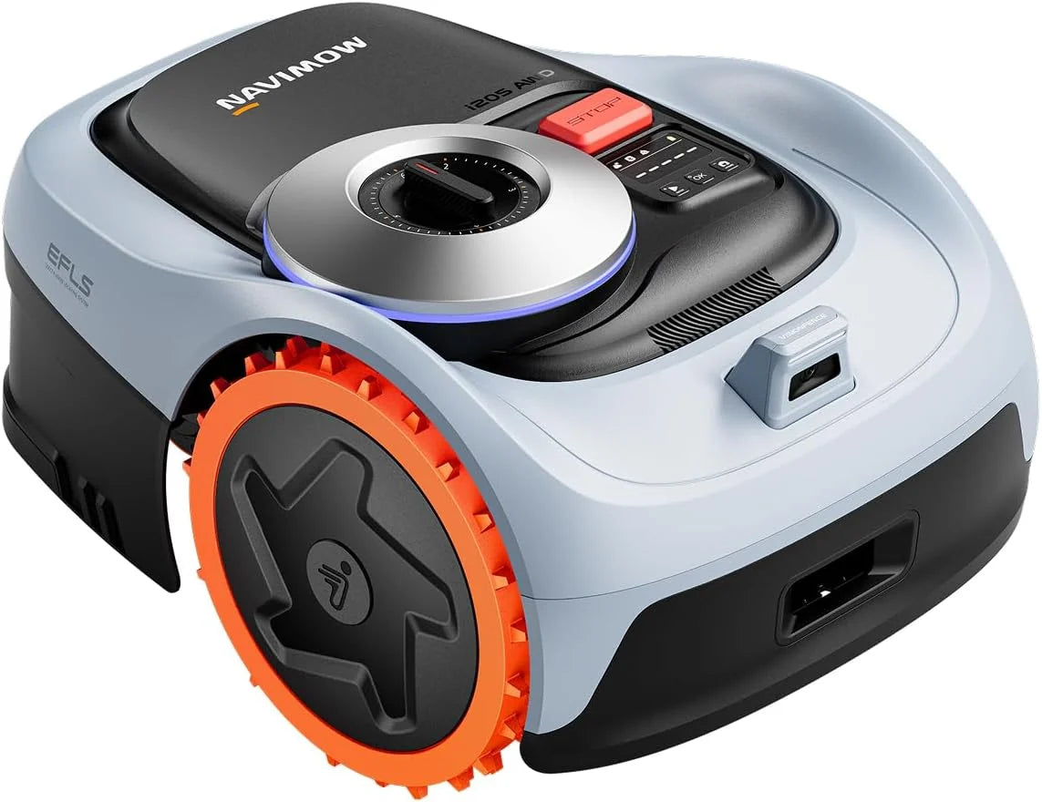 Segway Navimow i205 AWD Robot koszący, napęd na wszystkie koła umożliwiający koszenie na zboczu o nachyleniu do 45%, EFLS NRTK + Vision, automatyczne mapowanie, bez konieczności użycia anteny RTK