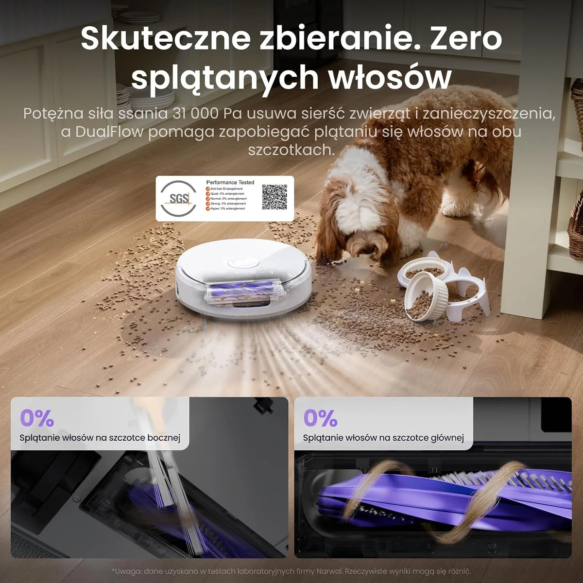 Narwal Freo 20 Robot Sprzątająco-Mopujący, Omijanie Przeszkód TwinAI