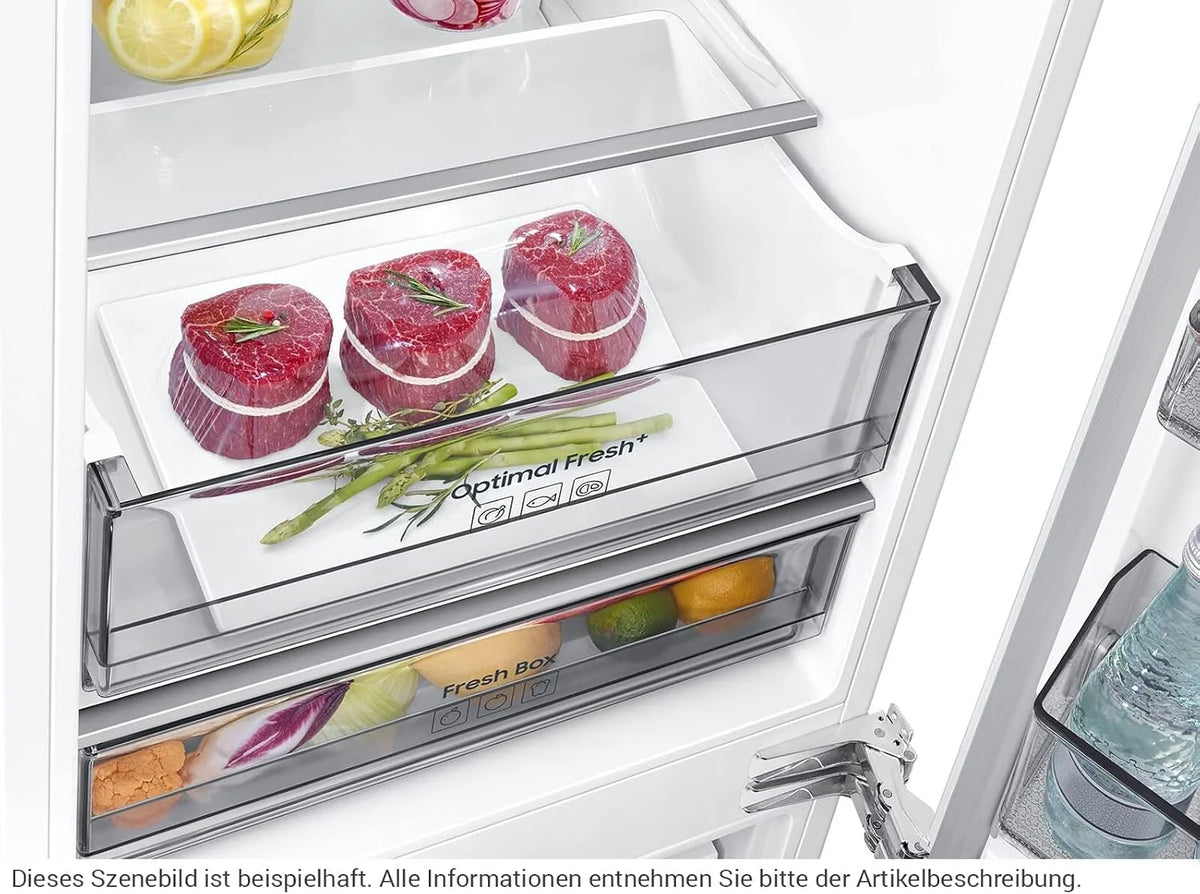 Samsung BRB80F26ACF0EF lodówka do zabudowy, AI z zamrażarką, 178 cm, 264 l, No Frost+, AI Energy Mode, Twin Cooling+, Cool Select+, biała