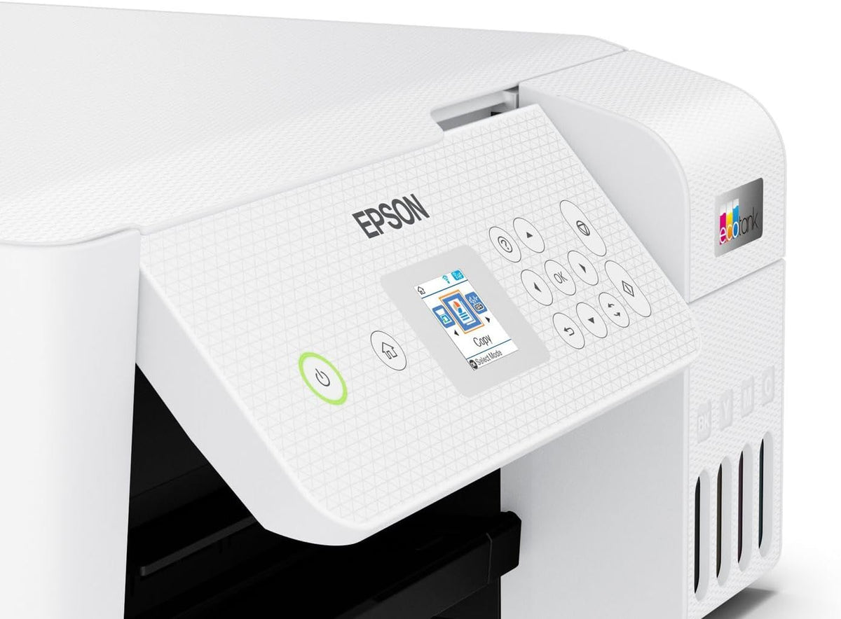 Impresora multifunción de inyección de tinta Wi-Fi Epson EcoTank ET-2826 A4, con un suministro de tinta incluido de hasta 3 años