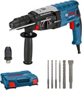 Bosch Professional: młot udarowo-obrotowy GBH 2-28 F (880 W, wymienny uchwyt SDS plus, ogranicznik głębokości, 6-częściowy zestaw wierteł i dłut, walizka L-Case) – Amazon Exclusive Set