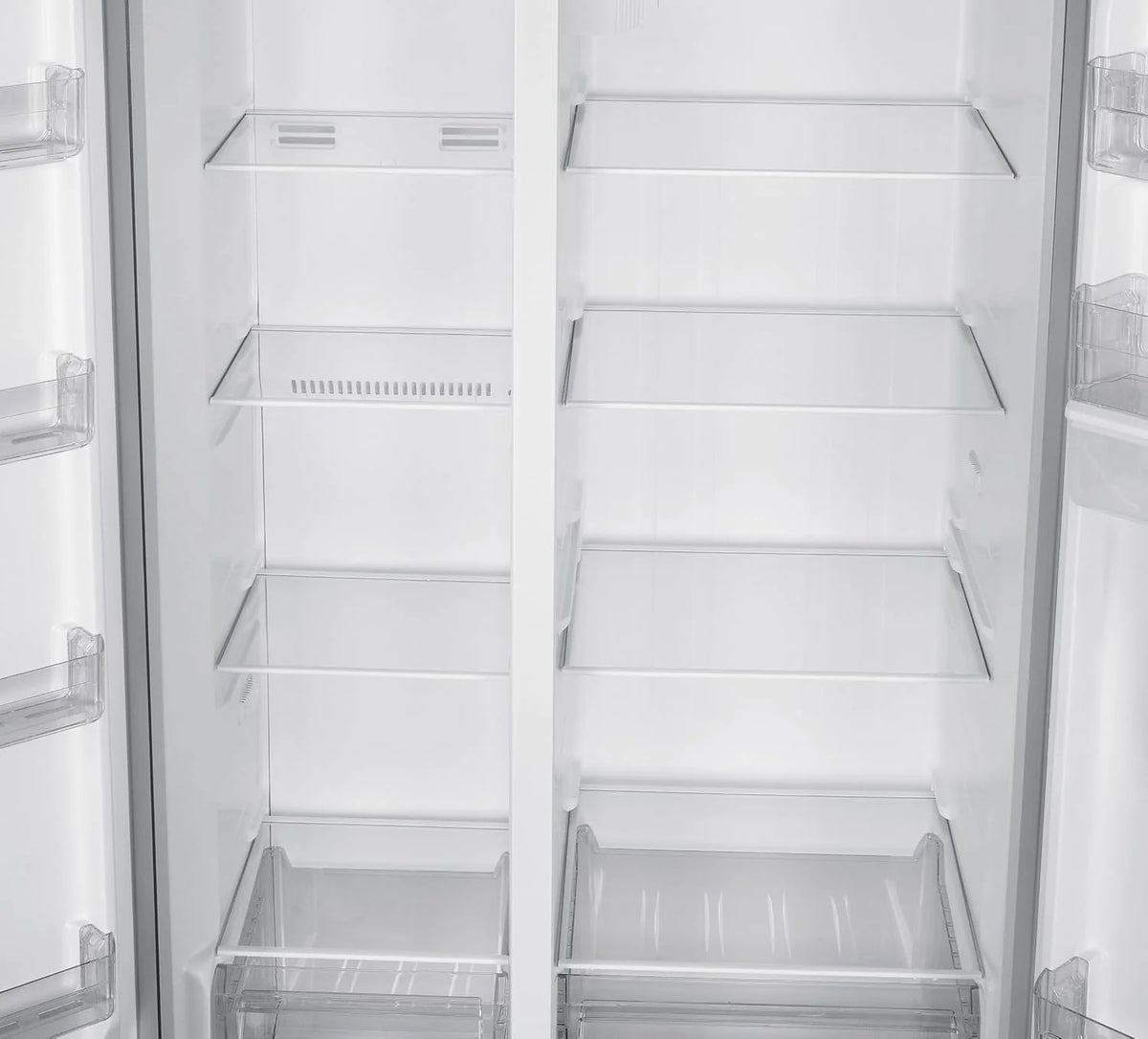 Respekta Halvar Side-by-Side 439 L, No Frost, dozownik wody, Inox Look