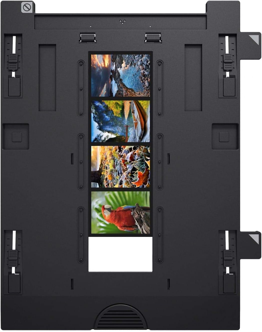 Epson Perfection V850, escáner fotográfico profesional, escáner para digitalizar fotos, documentos, diapositivas y negativos, escáner de cama plana de alta resolución, negro/plata
