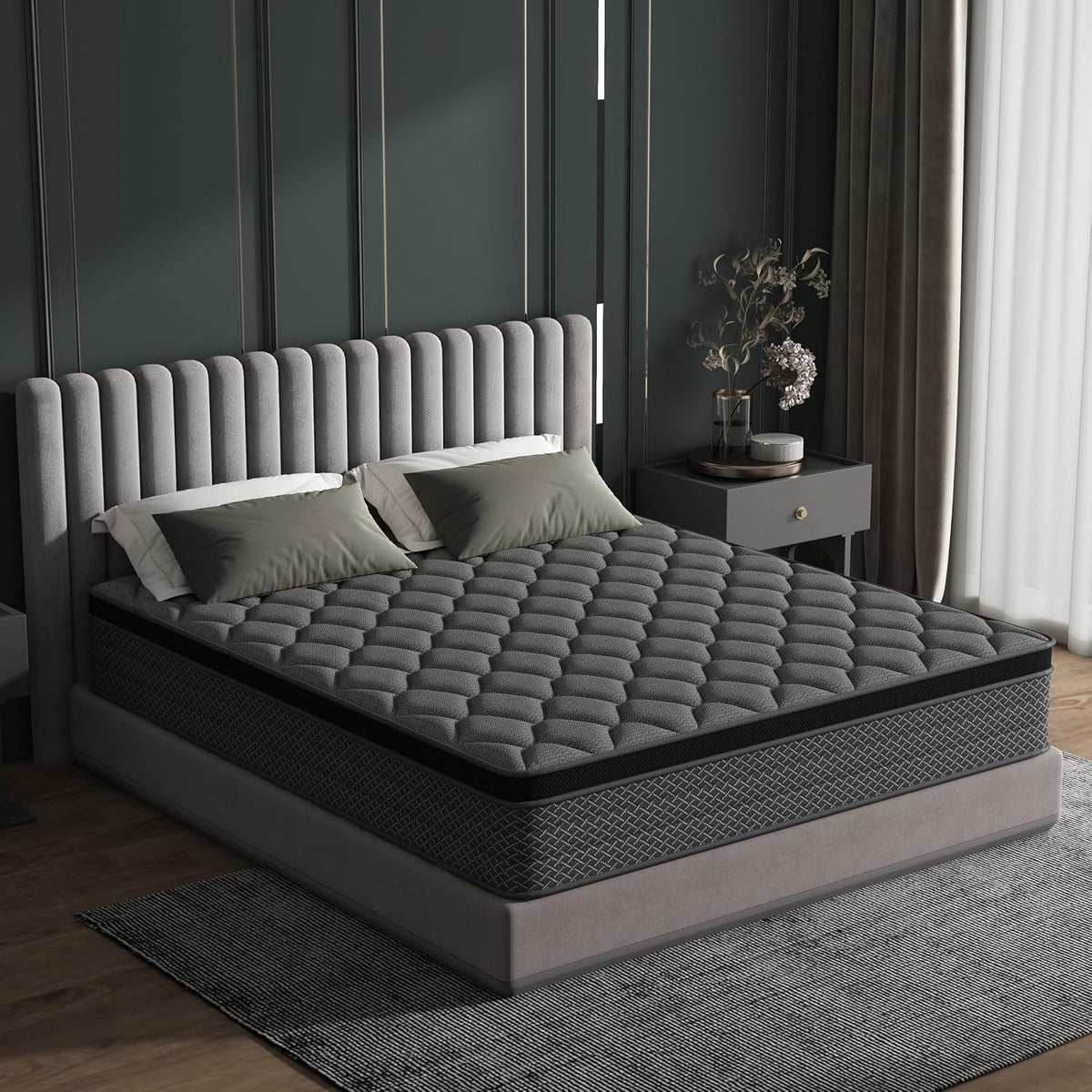 materac boxspringowy 160 x 200 cm stopień twardości H3 wysokość 20