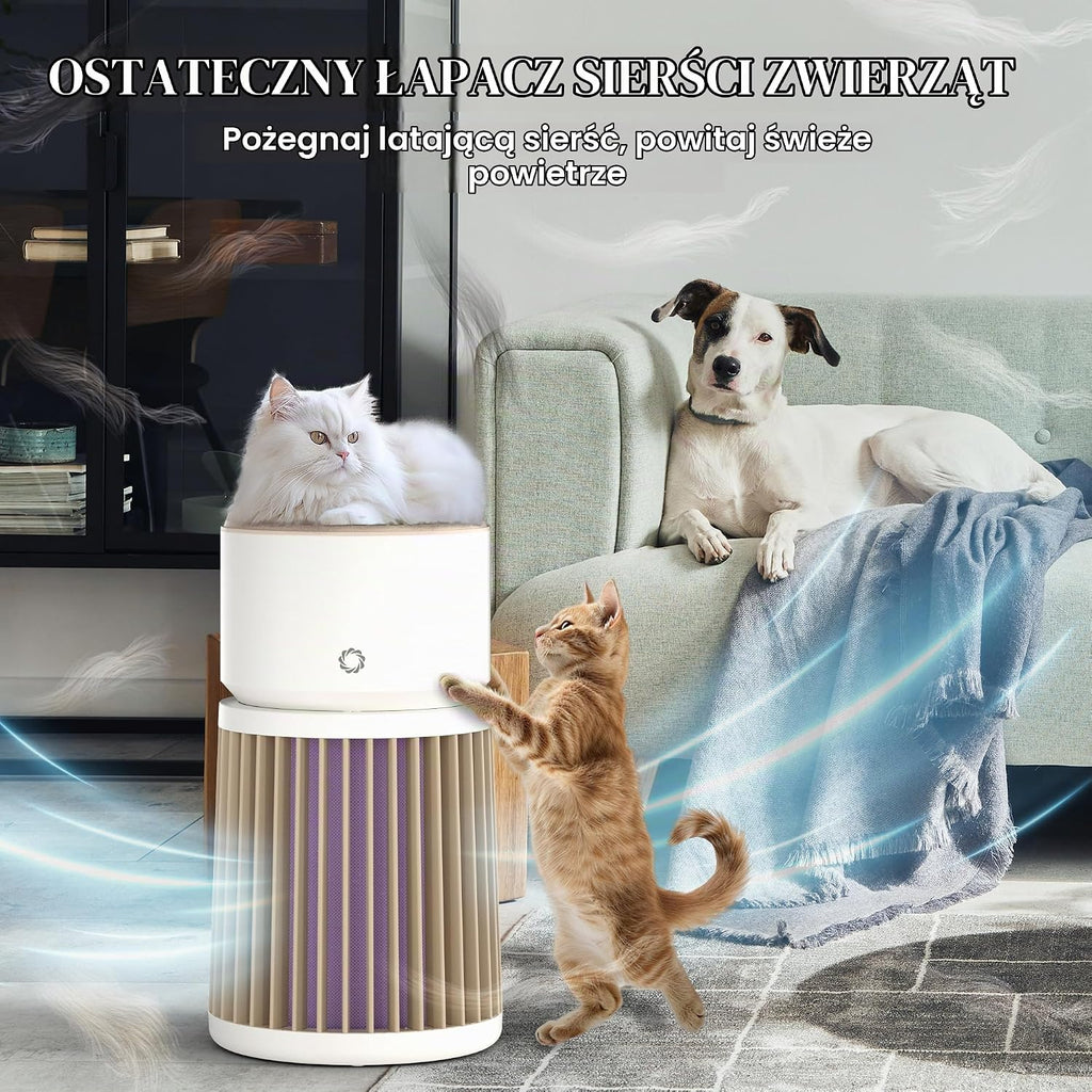 Airthereal Oczyszczacz powietrza zwierzęta domowe H13 filtr HEPA 325 m²