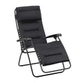 Lafuma MOBILIER Tumbona Relax RSX Clip AirComfort gravedad cero plegable negro 163 x 67 x 115 cm