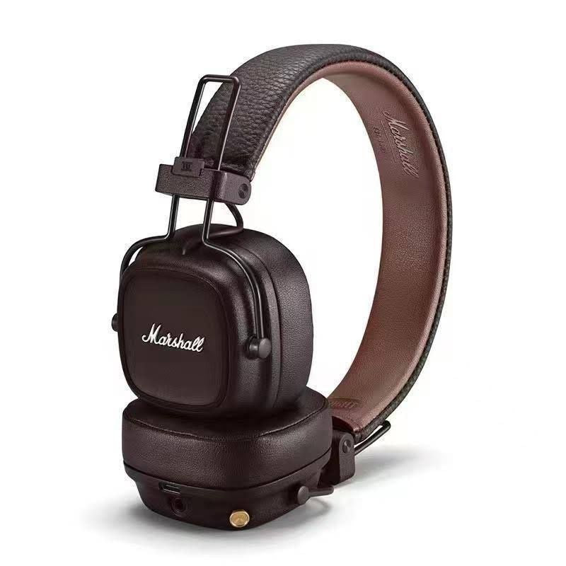 Auriculares Bluetooth Marshall Major IV con sonido característico de graves profundos