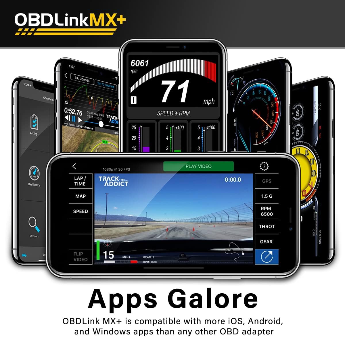 Escáner OBDLink MX+ OBD2 Bluetooth para iPhone, Android y Windows – Diagnóstico de coche profesional