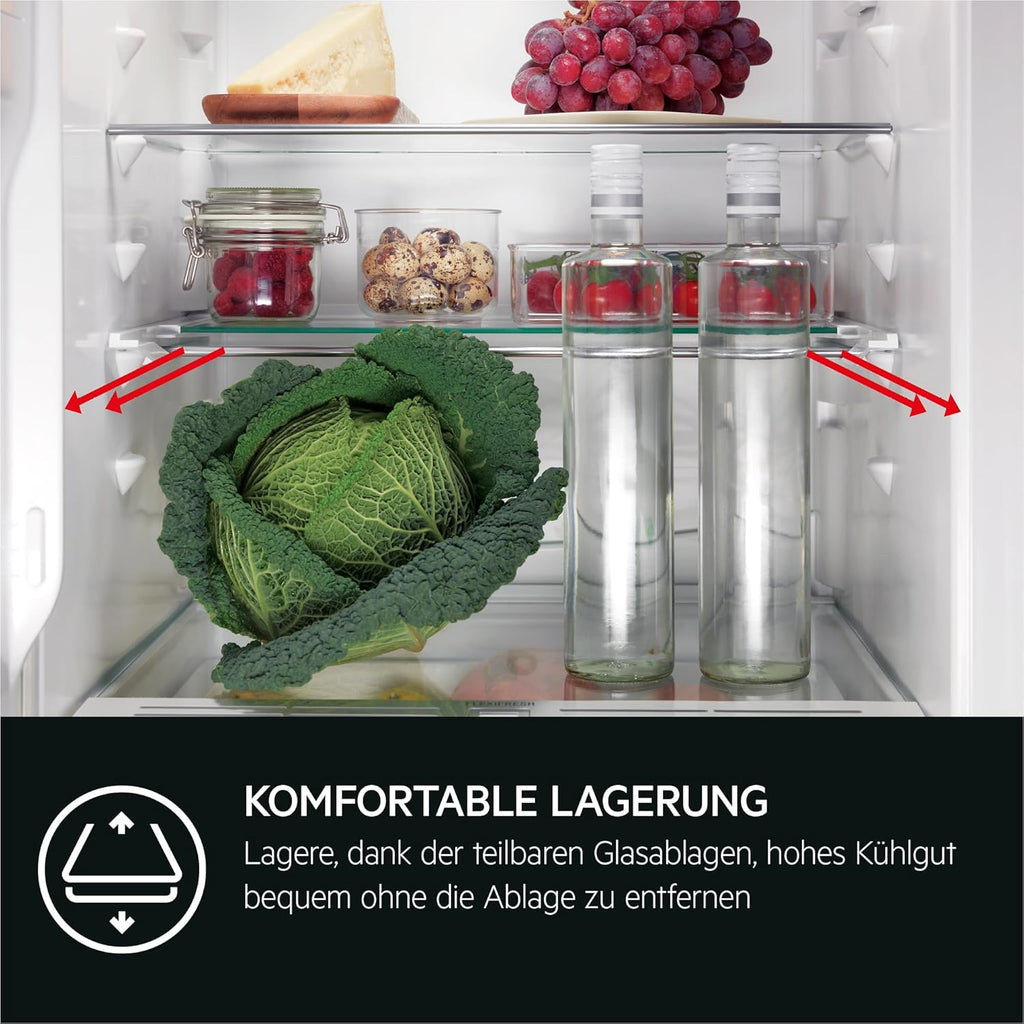 Frigorífico integrable AEG TSK5O881ES / 880 mm / 142 L / Puerta deslizante / E