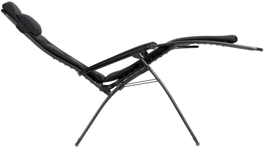 Lafuma MOBILIER - Sillón relax multiposición Zero Gravity RSX Clip XL - Tumbona plegable para jardín e interior - Tejido AirComfort® resistente - Tumbona XL, cómoda