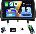 Autorradio SIXWIN 4+64G Android 13 para Renault Clio 3ª generación 2005-2014 con CarPlay, Android Auto, Mirrorlink, pantalla táctil de 9 pulgadas, navegador, WiFi, Bluetooth 5.0, FM/RDS, 32EQ y cámara de visión trasera