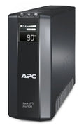 SAI APC Back-UPS PRO BR900G GR de 900VA, 5 tomas Schuko, función de ahorro de energía, pantalla, seguro de protección de equipos de 150.000 euros