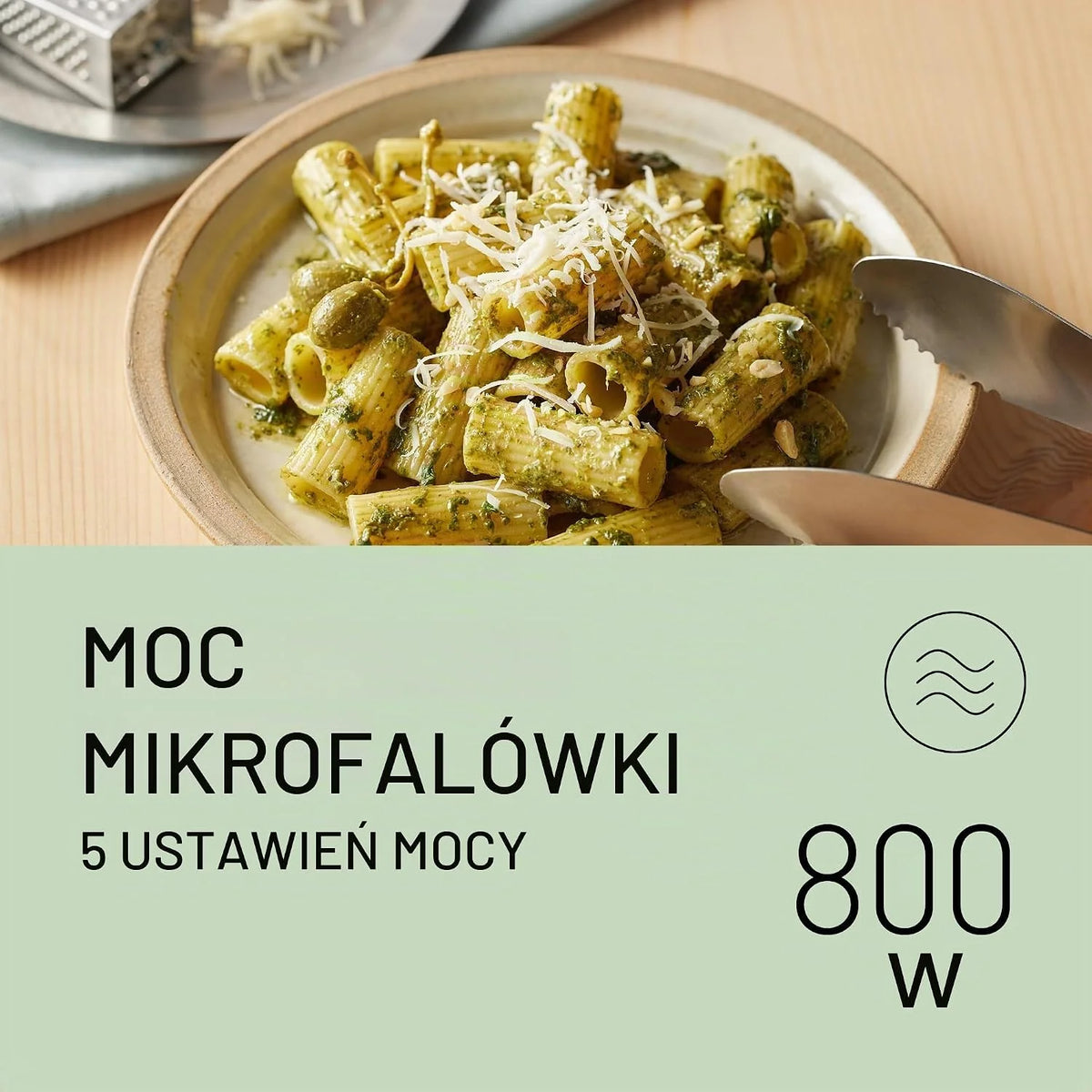 Panasonic NN-ST21QWEPG Tylko kuchenka mikrofalowa 20 l ze szklanym naczyniem, 800 W, automatyczne rozmrażanie, 11 programów automatycznych, wyświetlacz LED, 5 ustawień zasilania, cyfrowy timer, biały