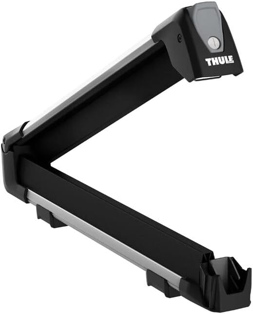 Thule SnowPack M, portaequipajes para esquís elegante y aerodinámico, diseñado para todo tipo de esquís y tablas de snowboard, 732400, aluminio