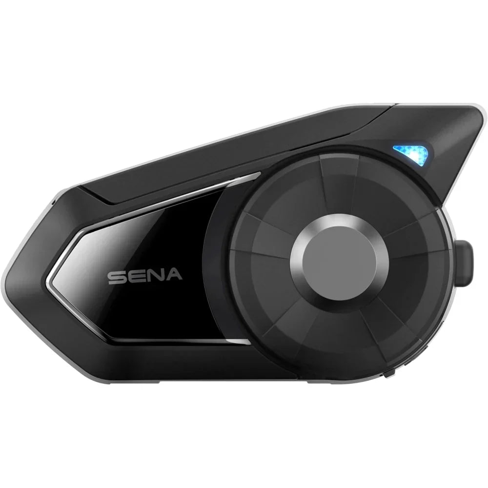 Sistema de comunicación por malla Bluetooth para motocicleta 30K con altavoces HD, intercomunicador para comunicación grupal y conexión entre varios conductores