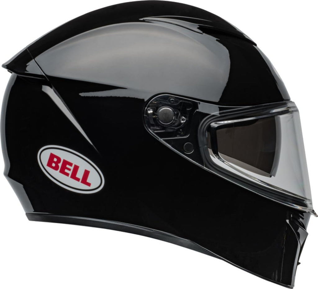 Casco de moto Bell Lithium Solid ECE, calota dinámica, visor solar integrado, forro EPS multidensidad, óptica de clase 1, tres tamaños de calota, pantalla Pinlock incluida. Color: negro, talla: S