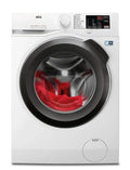 Lavadora AEG 8 kg Serie 6000 ProSense, tecnología de ajuste automático de carga, inicio diferido, 1400 rpm, L6AMZ48FL, clase energética A