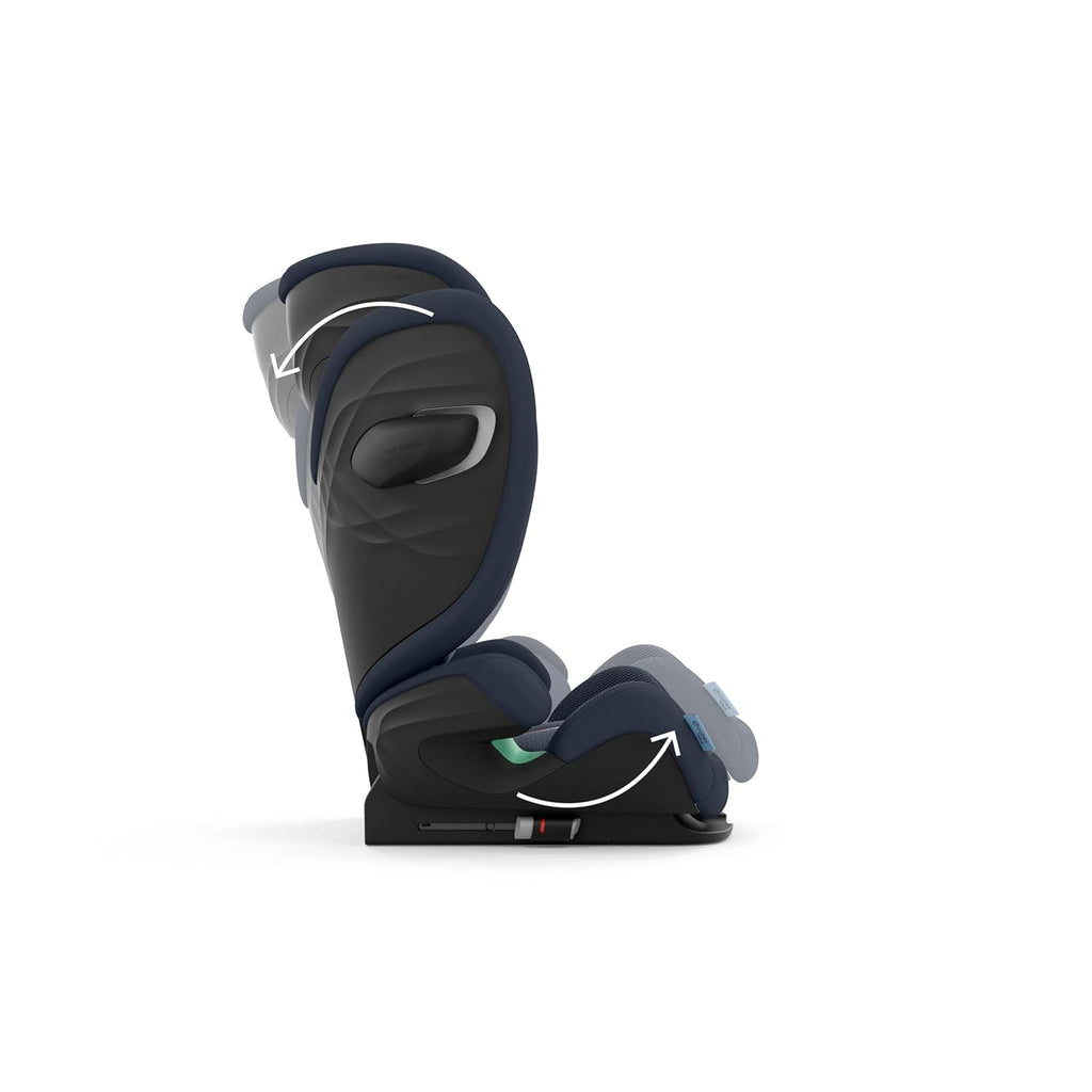 CYBEX Gold Silla de coche infantil Solution G i-Fix, para coches con y sin ISOFIX, desde aprox. 3 hasta 12 años (100 - 150 cm), desde aprox. 15 hasta 50 kg, Lava Grey