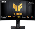 ASUS TUF Gaming VG27VQM - Monitor Gaming Esport 27" FHD - Panel VA curvo - 240Hz - 1ms - 1980x1080 - Display Port, 2X HDMI y 2X USB-A - Altavoces - AMD FreeSync - Extreme Low Motion Blur