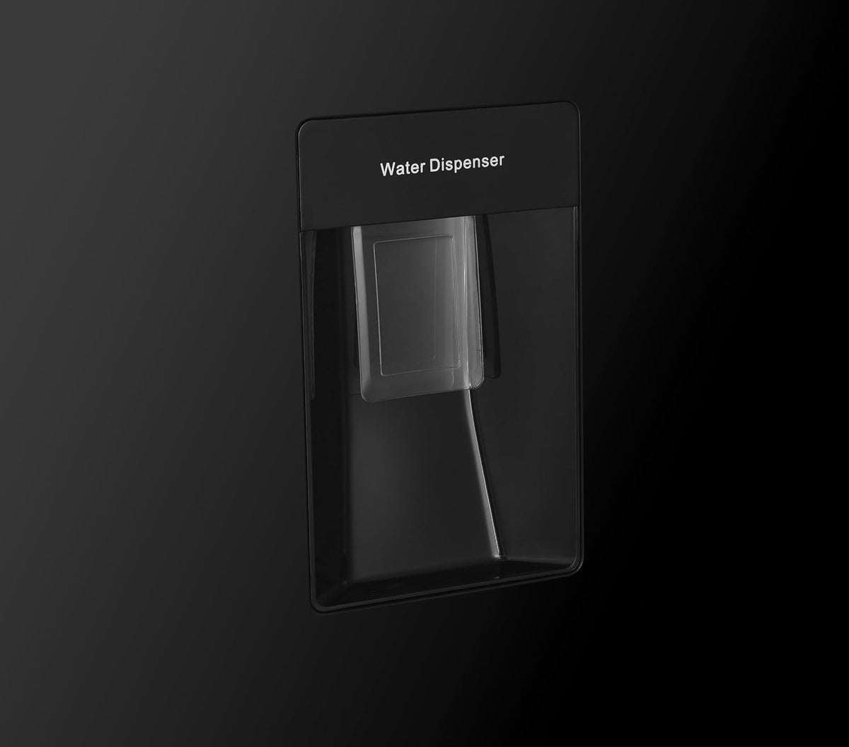 GEDTECH Refrigerador combinado - congelador inferior - GCB262BL Negro - capacidad 262L - Clase E