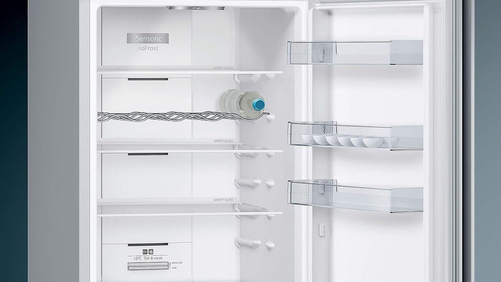 Siemens KG39NXIDR iQ300 Frigorífico combi de libre instalación con congelador, 191 kWh al año, 368 L, sistema de conservación hyperFresh, noFrost, freshSense, botellero