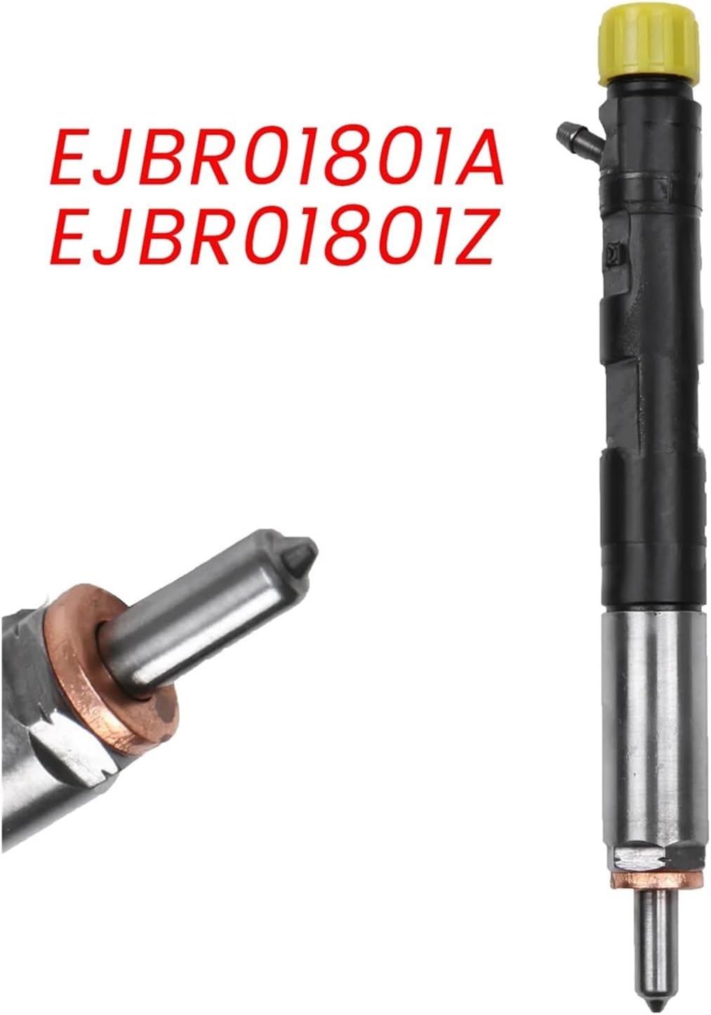 ZHANGAILINGBI Inyector de combustible diésel, 4 piezas, EJBR01801A/EJBR01801Z, compatible con Renault Clio Kangoo Megane Scenic 1.5 DCi