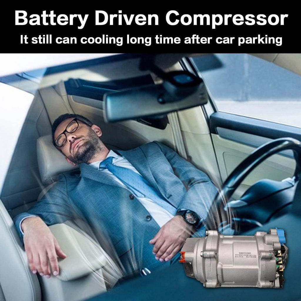 Kit de aire acondicionado eléctrico de 12 V para debajo del salpicadero, sistema universal de CA de 12 V, apto para furgoneta, coche, autocaravana, camión, vehículo recreativo, barco y autobús