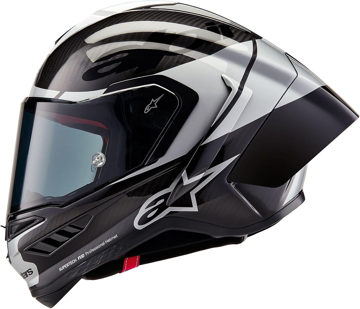 Casco Alpinestars Supertech R10 Element Carbon, negro/plata, S (55/56)