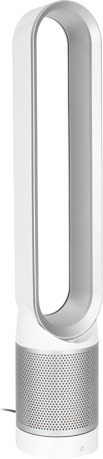 Dyson TP00 Pure Cool 2 en 1 antracita/plata, ventilador y purificador de aire silencioso, apto para dormitorios, alérgicos, salas de fumadores, filtro de aire 99,5% de polvo, polen, olores, incl. toallitas de limpieza JUNG