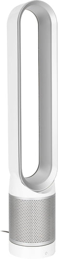 Dyson TP00 Pure Cool 2 en 1 antracita/plata, ventilador y purificador de aire silencioso, apto para dormitorios, alérgicos, salas de fumadores, filtro de aire 99,5% de polvo, polen, olores, incl. toallitas de limpieza JUNG